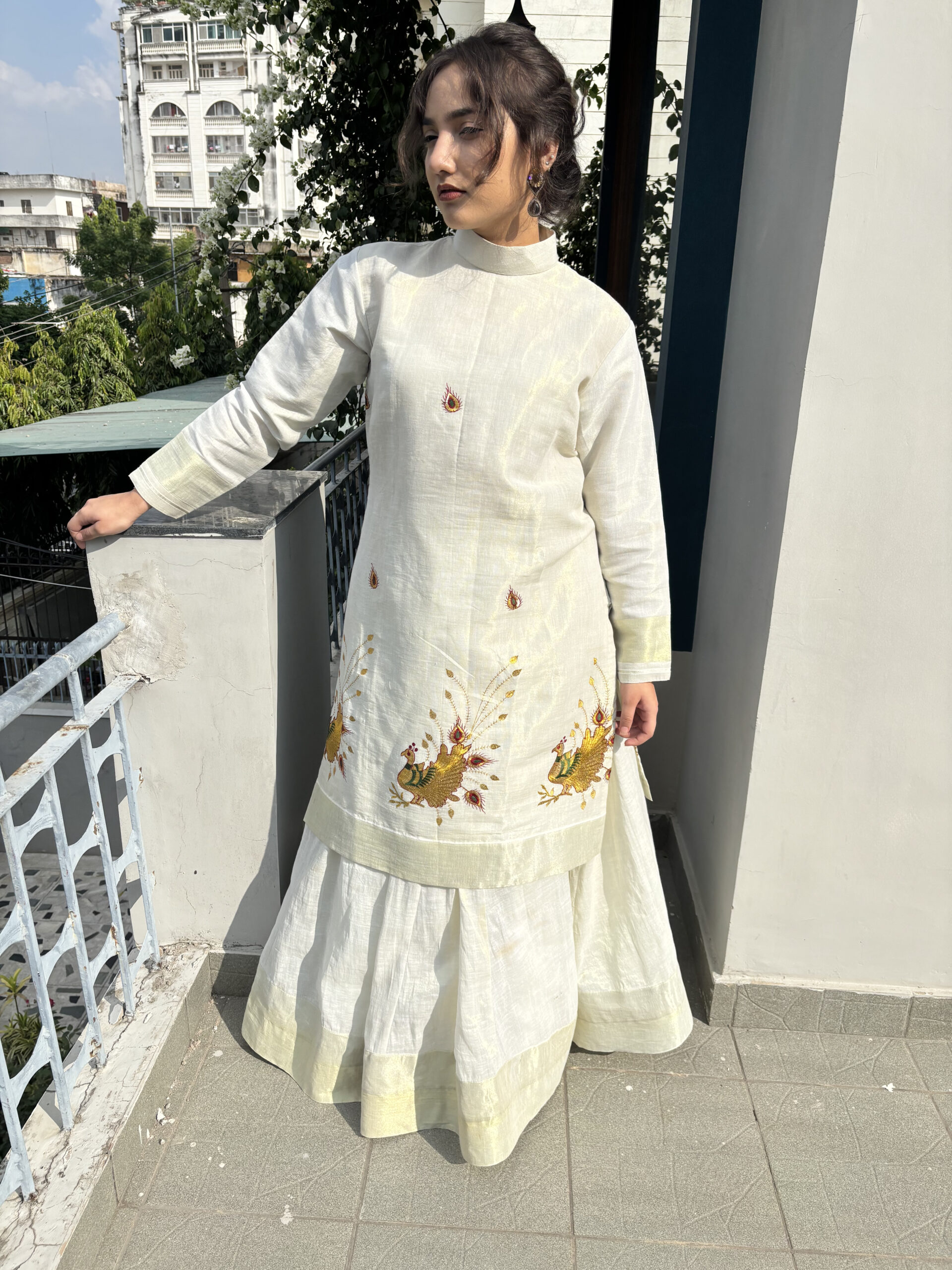 Ivory Peacock Set