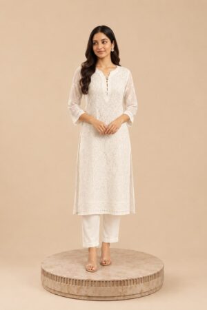 Aafreen Ivory Kurti