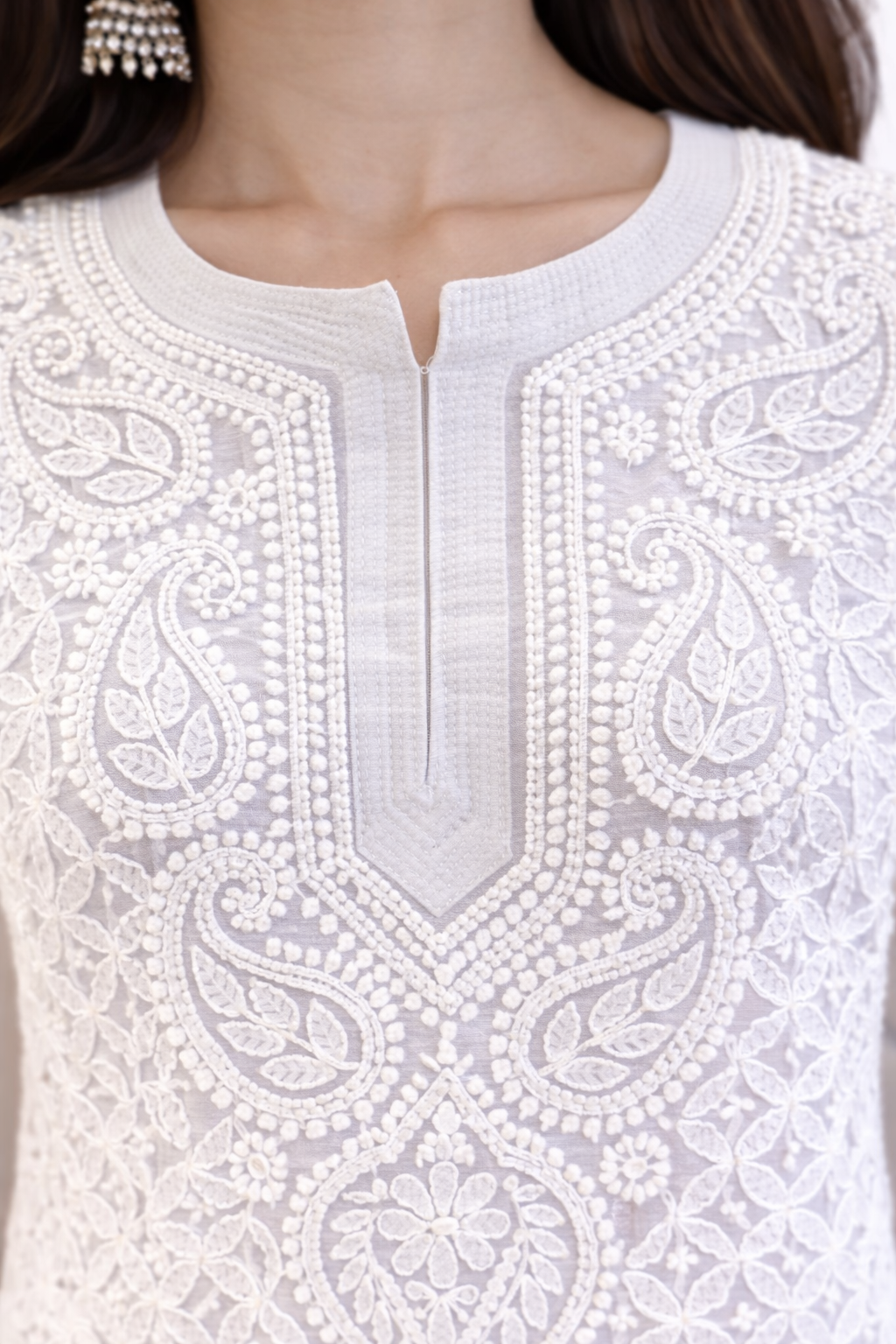 Aafreen Ivory Kurti - Image 3