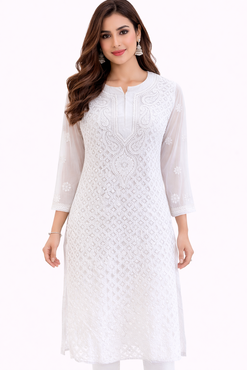 Aafreen Ivory Kurti - Image 2